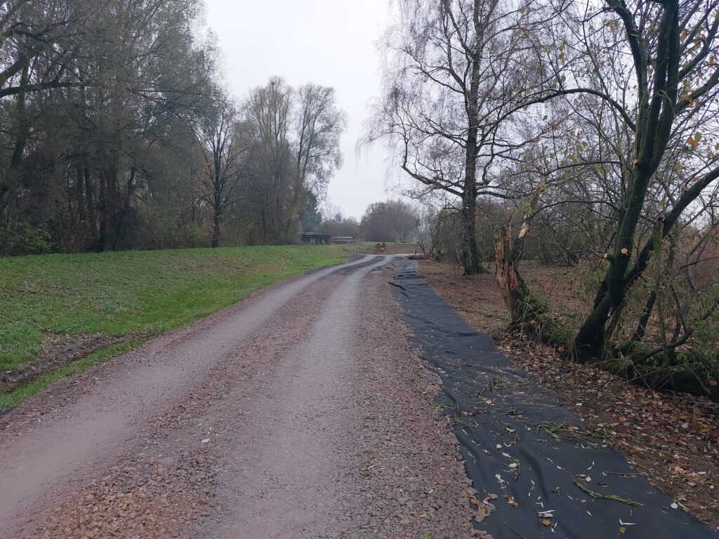 Herstellung der Baustraßen