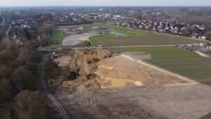 Der Stand der Arbeiten Ende Februar 2026 im südlichen Bereich der Fürstenwiesen