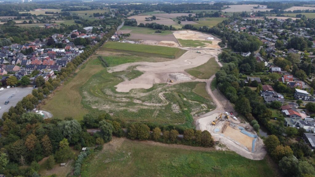 Gesamtübersicht mit aktuellem Baustand in der Fürstenwiese